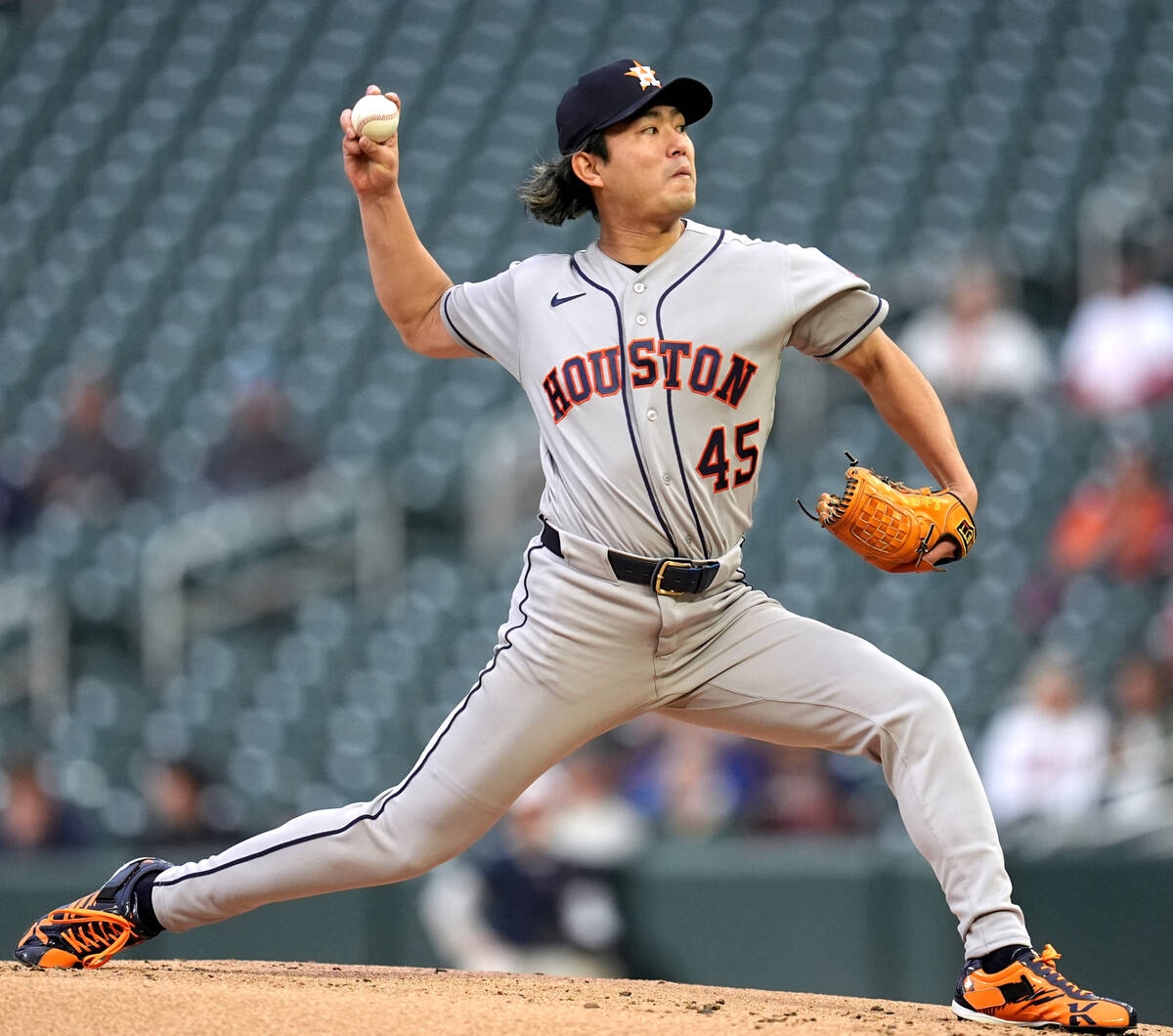 太空人今井達也挨Bell一發 3局無保送僅失1分