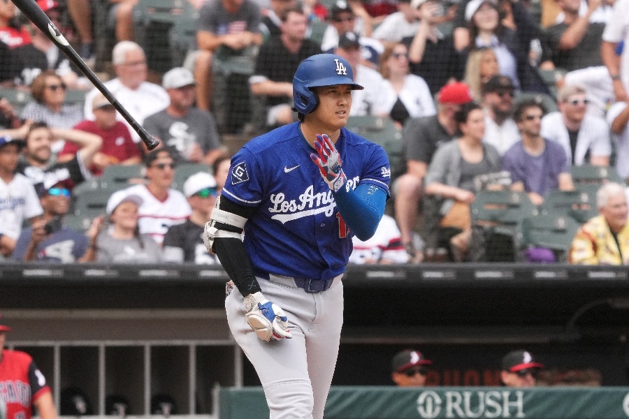 大谷翔平復出首打席轟第14發 道奇轉播台質疑白襪配球