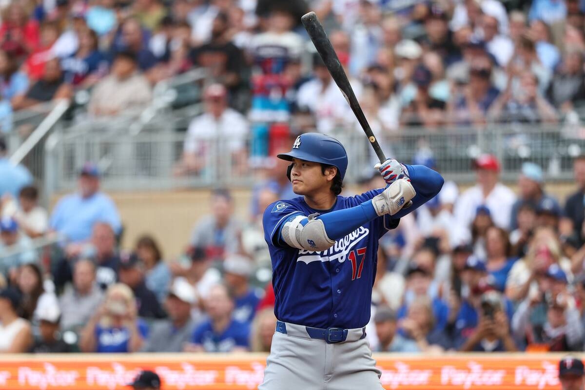 大谷翔平首局首打席沒出棒遭三振 教士臨時換左投先發