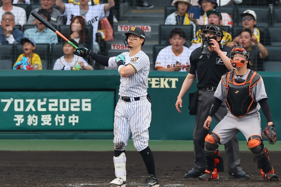 佐藤輝明8局超前8轟 阪神7比5勝巨人
