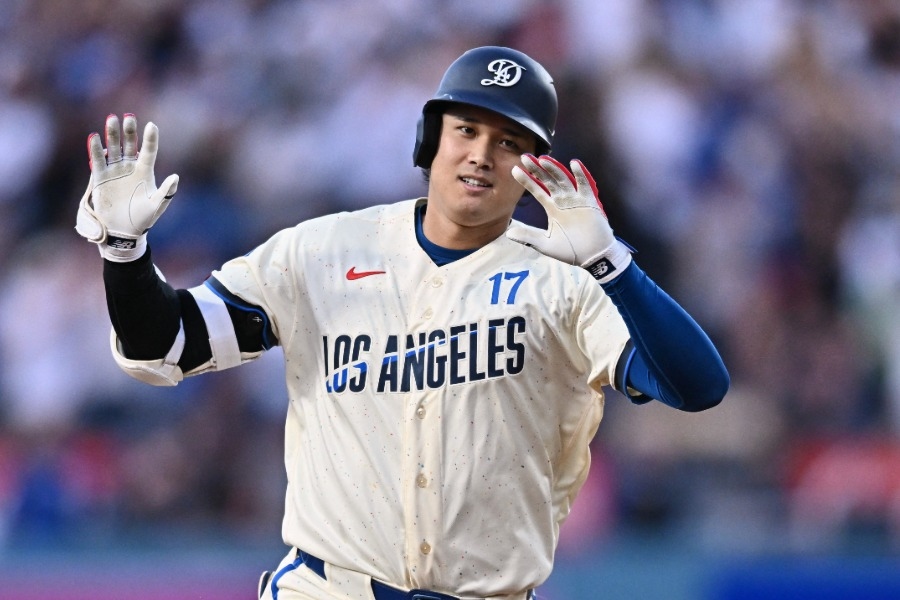 大谷翔平首局19分鐘灌進2安2分2打點還開轟 道奇9比2天使