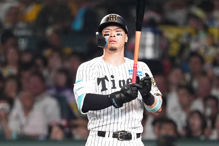 佐藤輝明連兩戰遭火腿內角壓制 阪神遭逆轉吞2連敗
