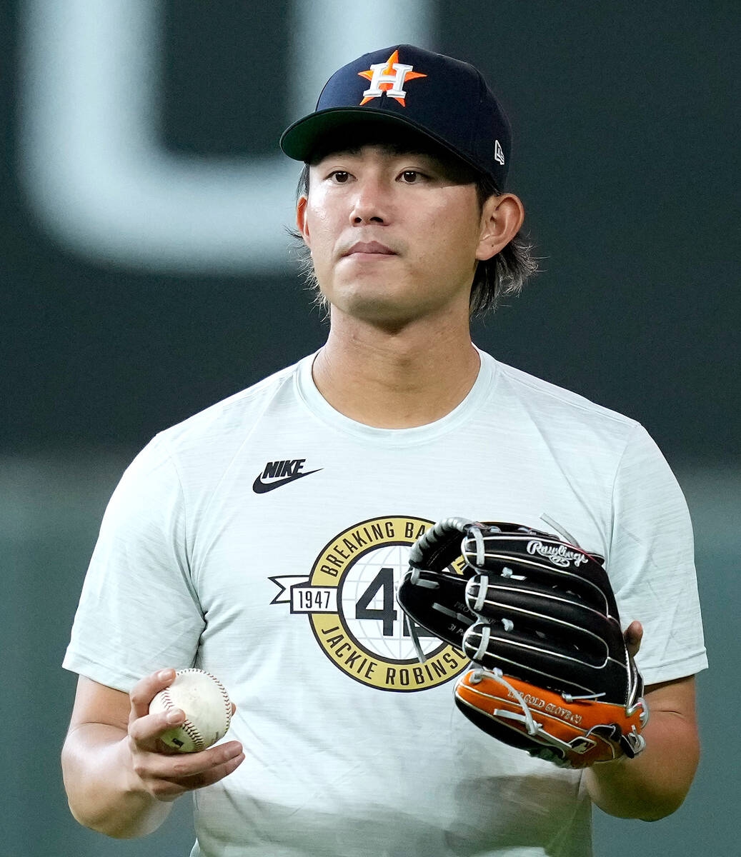 太空人今井達也因右肩疲勞進傷兵名單 29日將在2A復健登板