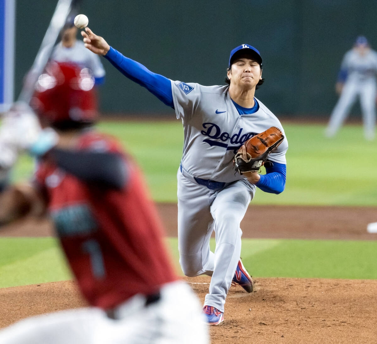 大谷翔平6局無失分奪第6勝 道奇7比0完封響尾蛇