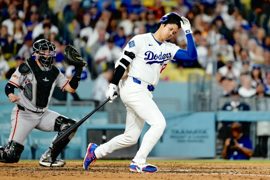 大谷翔平5打數掛零連51打席無轟 道奇遭巨人逆轉讓出分區龍頭