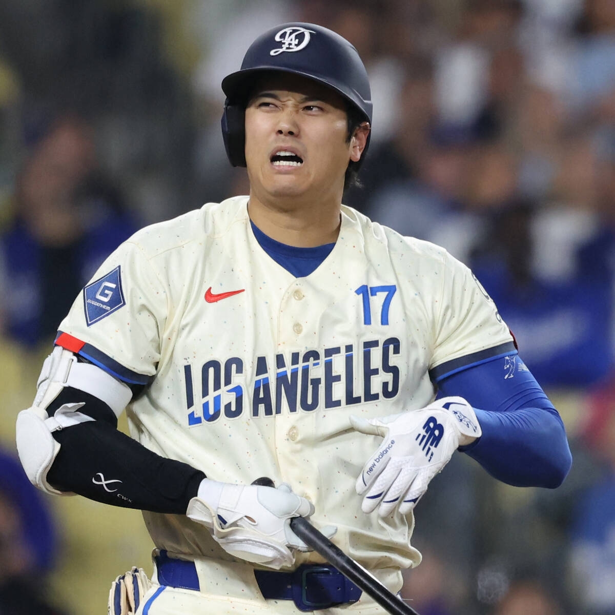 大谷翔平首打席揮空三振 連4打席敲安中斷