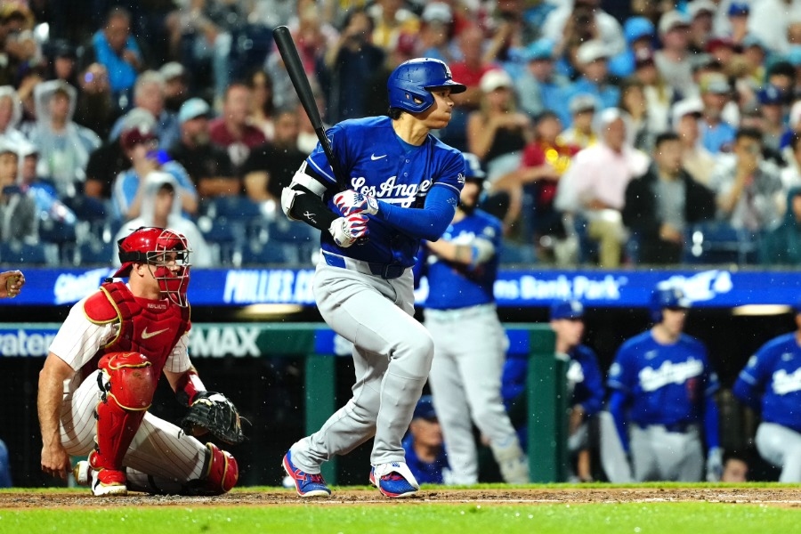 大谷翔平安打未算打點 道奇逆轉費城人止敗