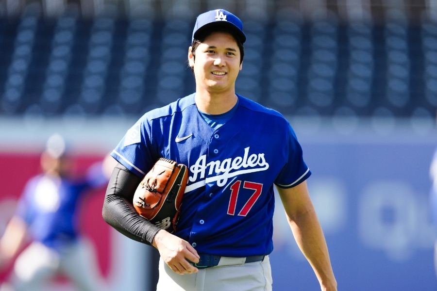 大谷翔平清晨5點半先發名單出爐 以「首棒投手」對教士重返二刀流