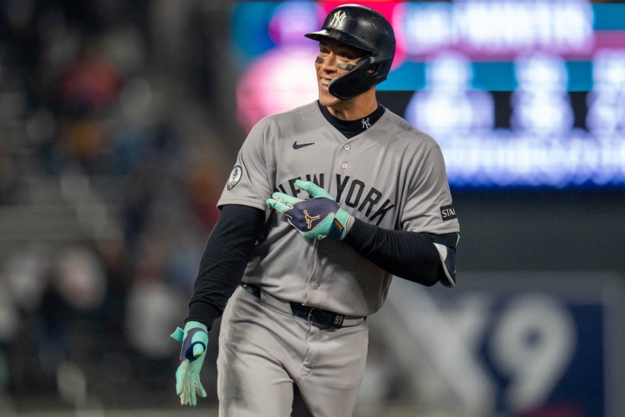 洋基晉級開香檳 Aaron Judge挨轟