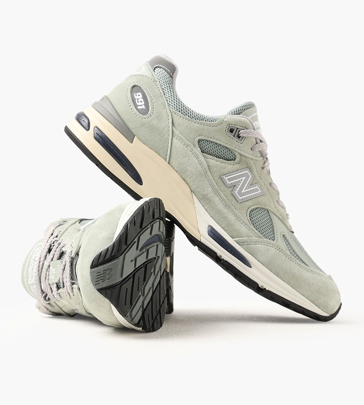 New Balance 991v2 Made in UK「Sea Glass」官方圖曝光，2026 年登場