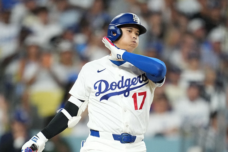 大谷翔平4打數吞4K 右肘貼布畫面引關注