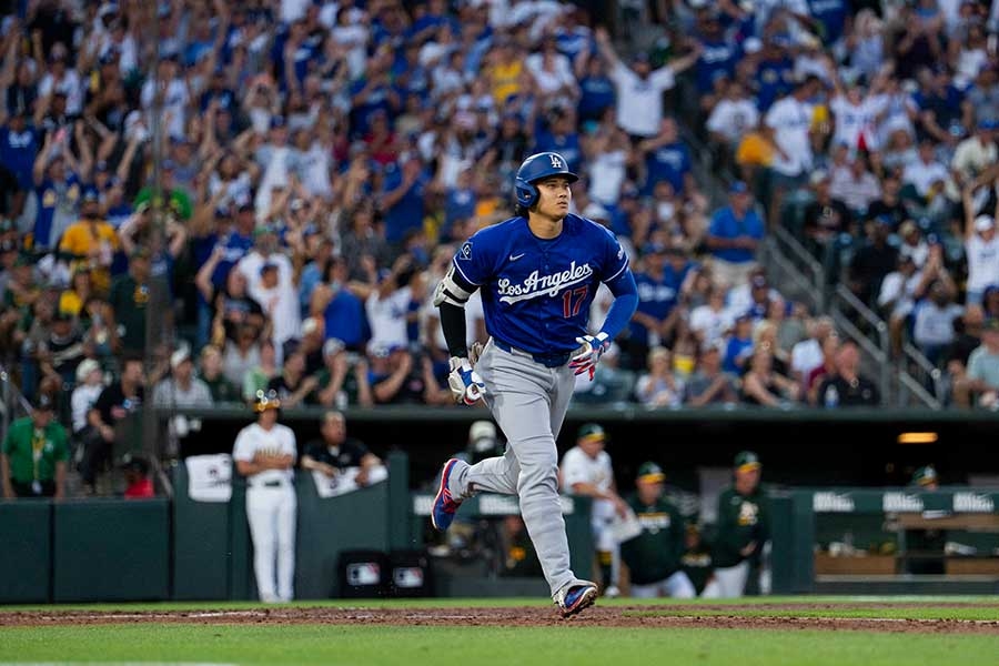 大谷翔平18轟3分砲轟垮運動家 MLB官方釋出側拍畫面引熱議