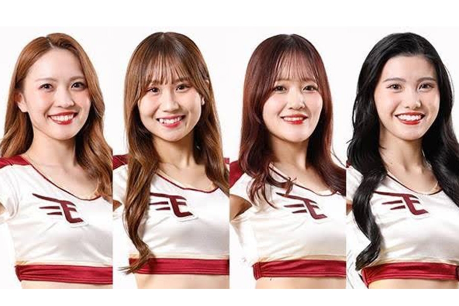 全日本社交舞冠軍轉戰啦啦隊 楽天美女四人組大揭密