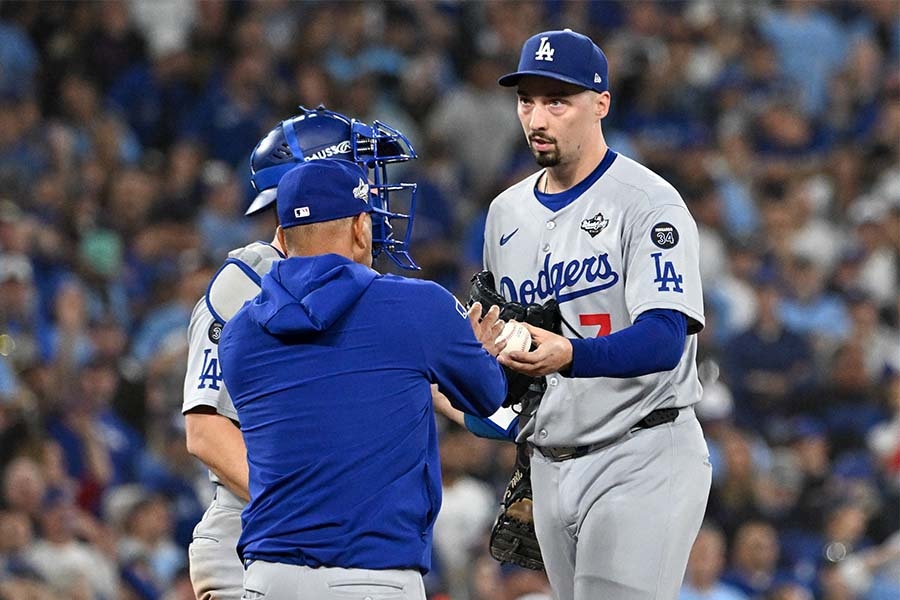 Blake Snell左髖緊繃退場 道奇封王戰添變數