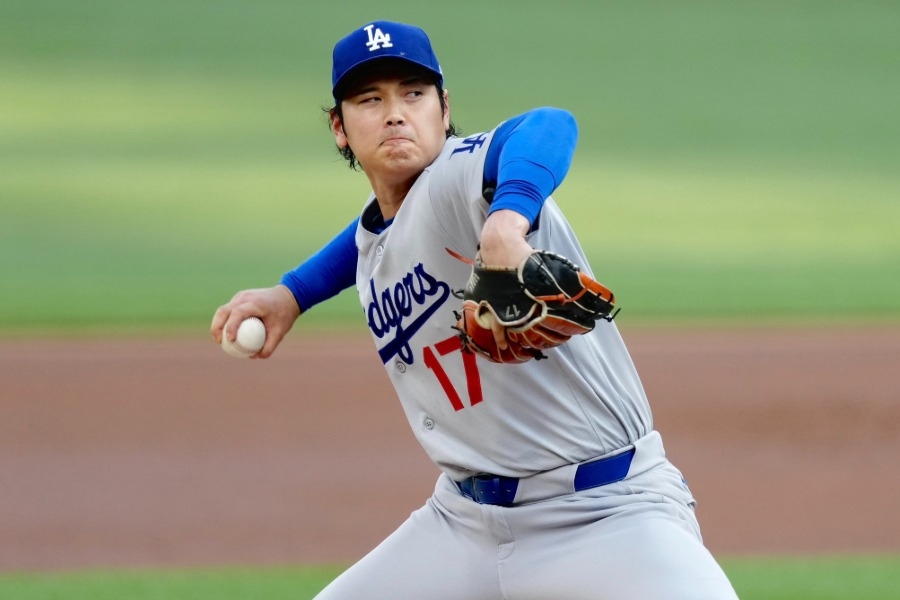 大谷翔平中指流血仍撐6又2/3局失4分 退場保有第7勝資格