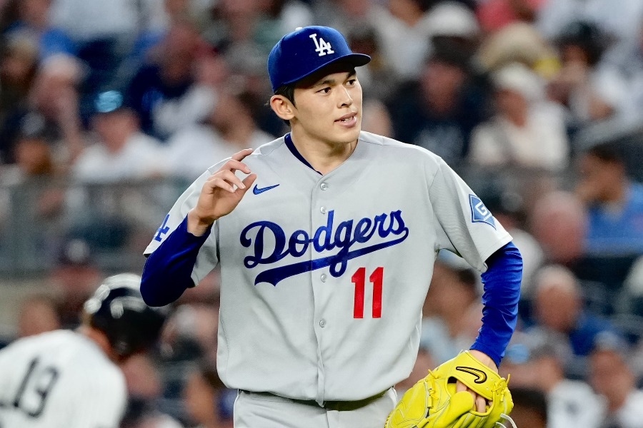 佐佐木朗希飆101.8英里 道奇險勝洋基