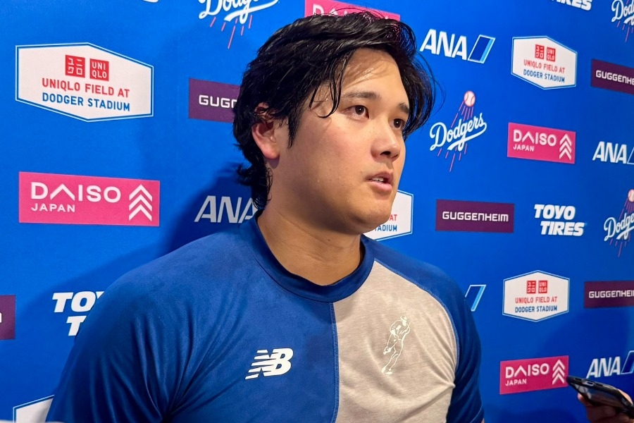 大谷翔平開轟3安 坦言跑壘受左膝影響
