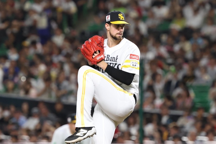 Jackson Rutledge首戰5局失1分 軟銀險勝羅德
