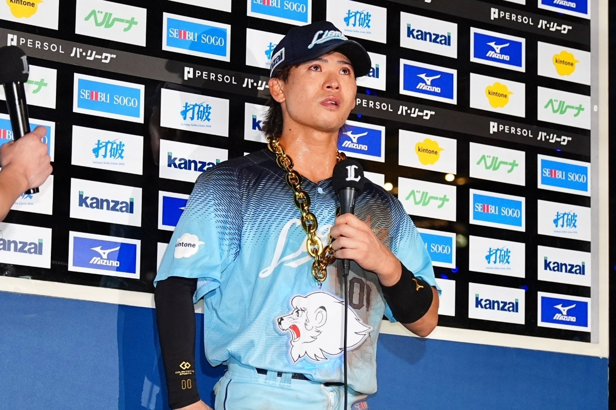 西武仲田慶介包辦3打點 首登英雄台落淚