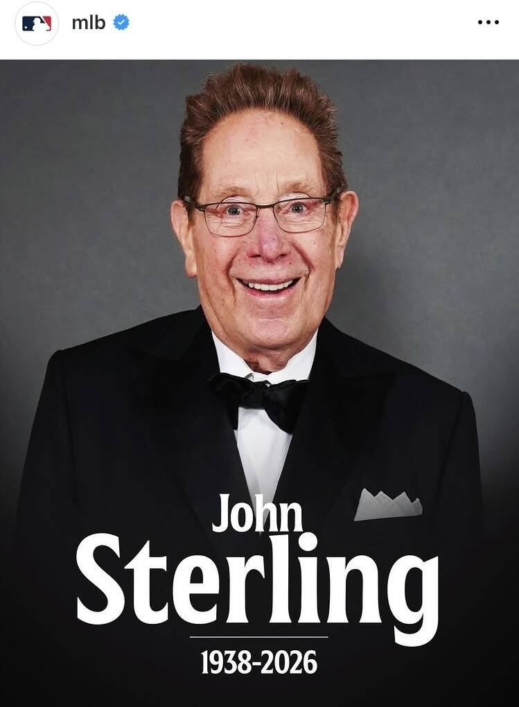 洋基廣播傳奇Sterling辭世享壽87歲 Aaron Judge發文追悼