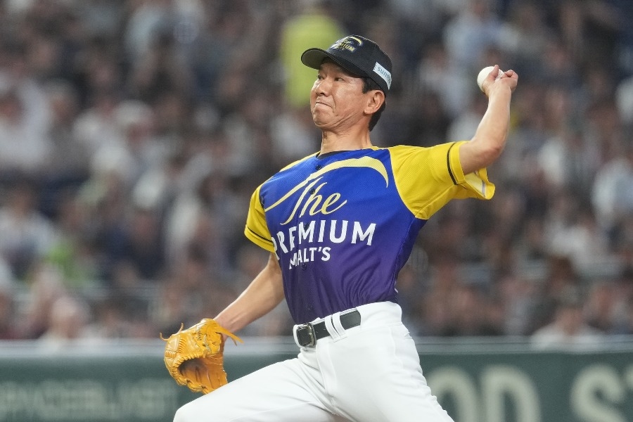 70歲大野豐登板 速球仍有威力