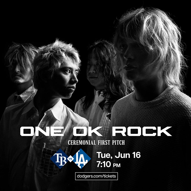 ONE OK ROCK現身道奇主場 Taka 17日賽前開球