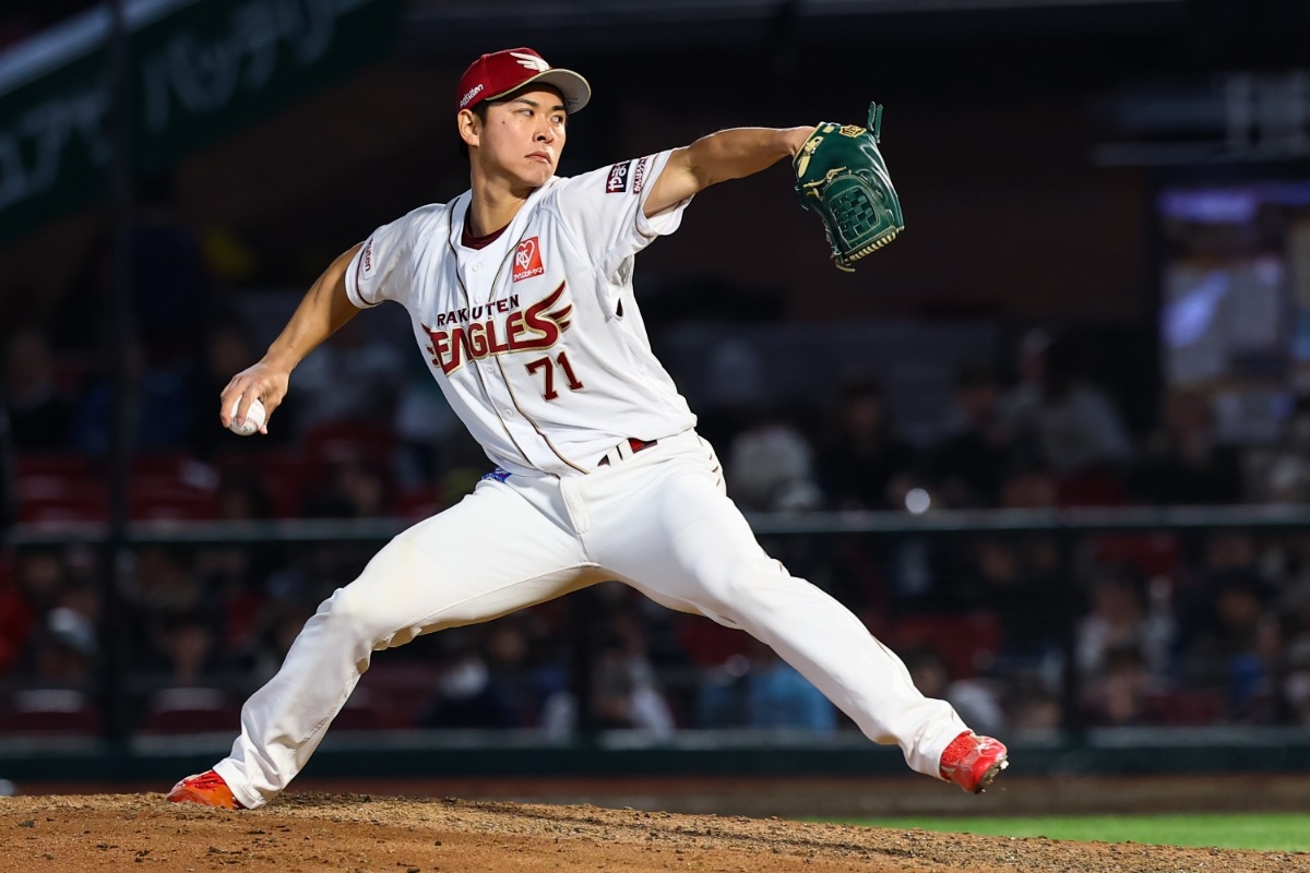 樂天柴田大地20登板創新高 半季拿首中繼與救援