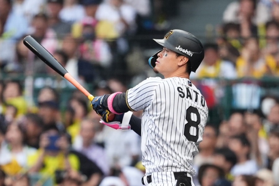 佐藤輝明10轟、打擊三冠一路領先 另包辦10項數據登央聯榜首