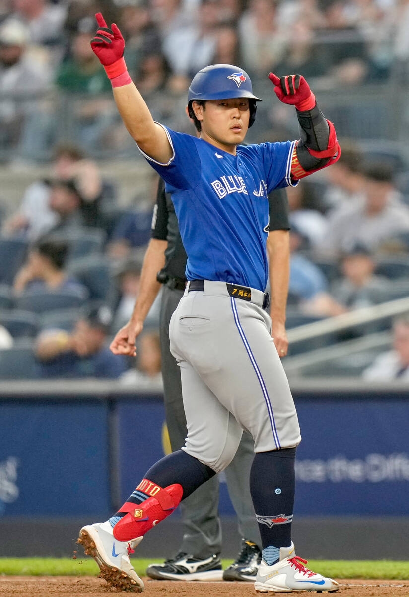 藍鳥岡本和真洋基戰吞3K 相隔近1個半月再度單場3三振