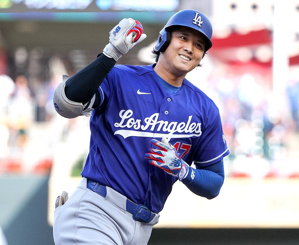 大谷翔平首局首打席開轟 道奇2比1勝雙城率先50勝