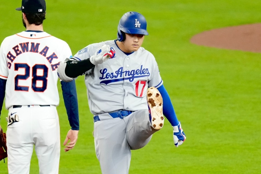 大谷翔平登板隔天敲2安打回溫 道奇12比2痛宰太空人