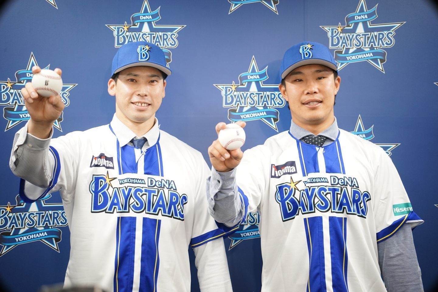 DeNA新援尾形崇斗、井上朋也亮相 尾形拚輪值井上盼轉捩點