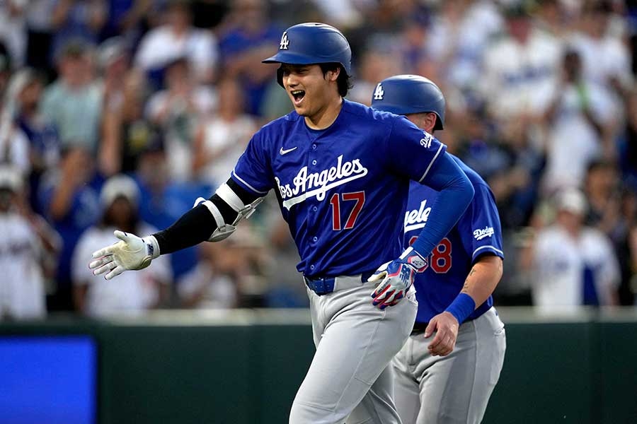 大谷翔平18轟炸裂 道奇官方PO照連球審表情也成焦點