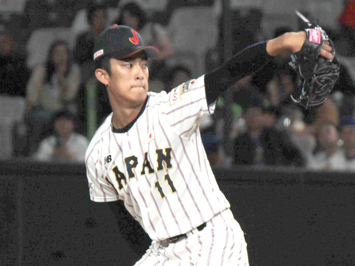 織田翔希抗台初登板 MLB逾13隊到場