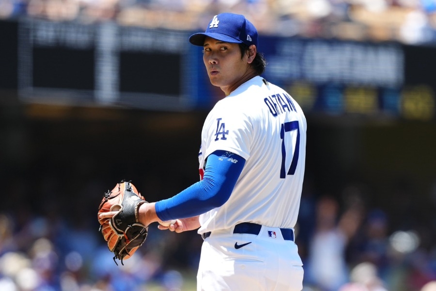 大谷翔平先發奪第7勝仍護左腳離場 膝蓋發炎與手指出血受關注