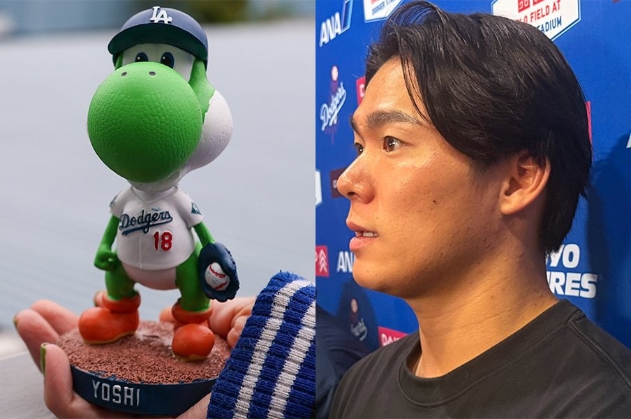 大谷翔平不如「山本由伸×瑪利歐」？道奇球迷排隊搶人偶