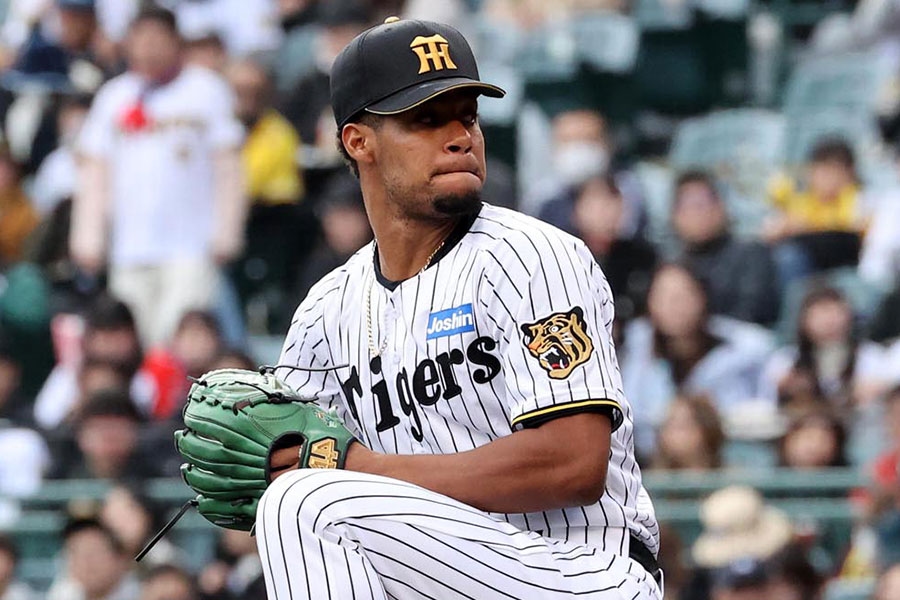 阪神新洋投魔球震撼 13.50奪三振率讓球迷驚呆