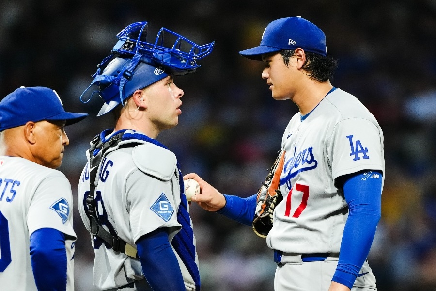 大谷翔平4日再投打同場 Dave Roberts點名拉辛續蹲捕