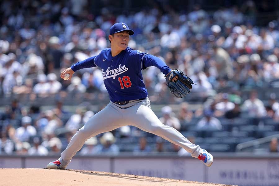 山本由伸9局完投奪10勝 道奇8比2退洋基
