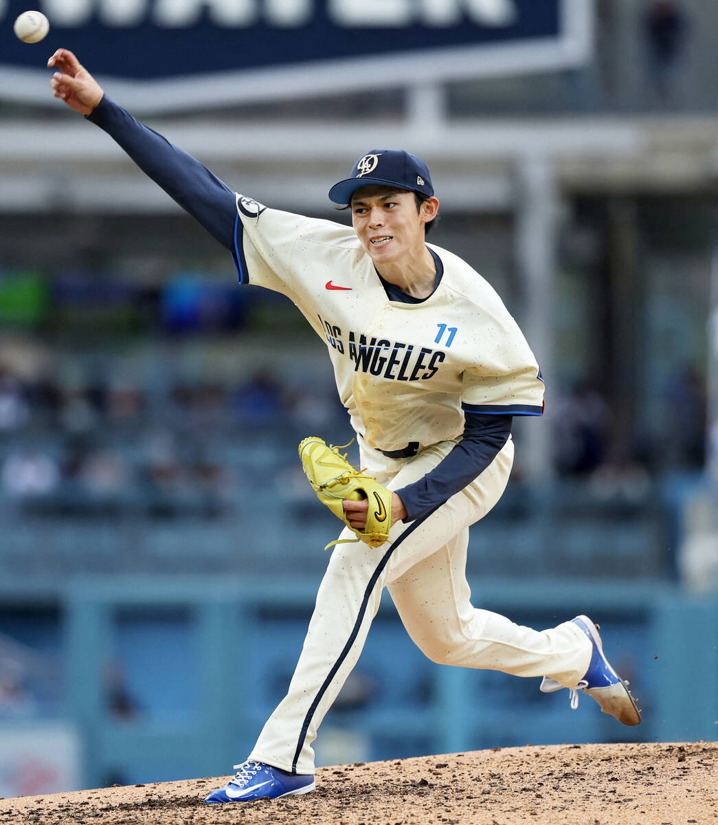 佐佐木朗希首局飆100.1英里 三振Kyle Schwarber點燃道奇主場