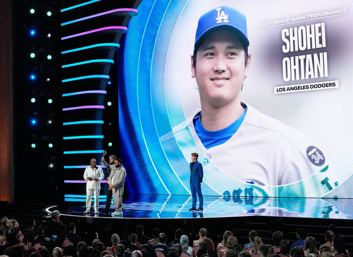 大谷翔平3轟10K 獲ESPY最佳單場獎