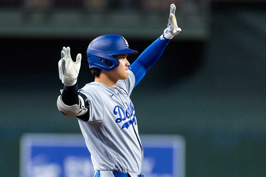 大谷翔平二壘打接三壘打 道奇轉播台點名拚完全打擊