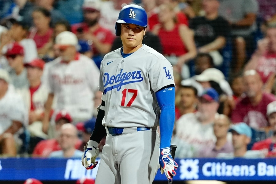 大谷翔平4打數無安打 費城57打席無轟