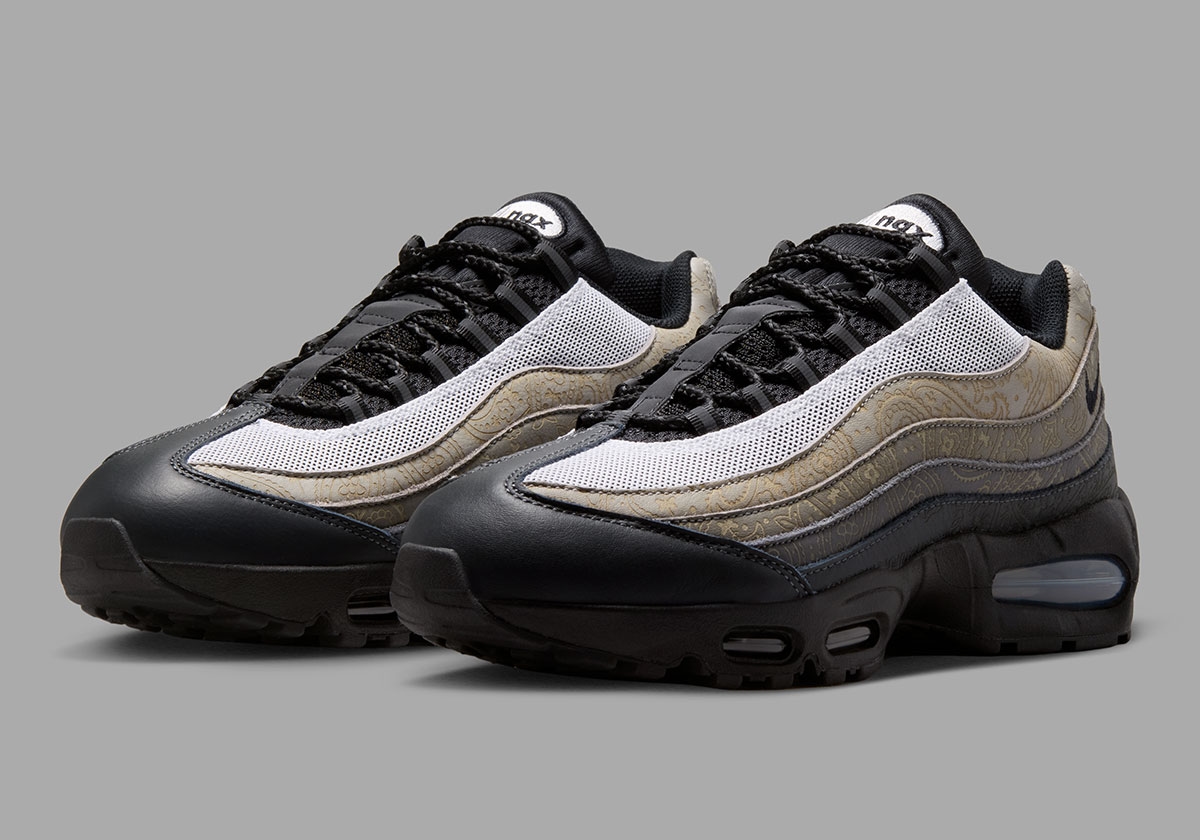 Nike Air Max 95「Paisley」官方圖曝光 雷射雕刻班丹納花紋 2026 夏季有望登場