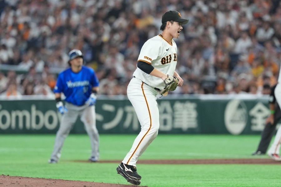 井上溫大突襲牽制逮宮崎敏郎 讀賣巨人挑戰改判出局