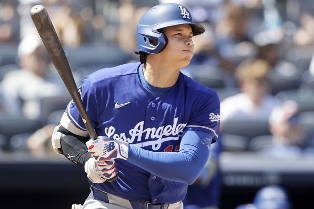 道奇9比5勝費城人 大谷翔平4打數無安打