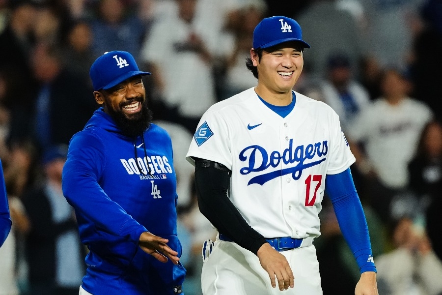 大谷翔平先馳得點安打帶頭迎接隊友 道奇4比2客場勝教士
