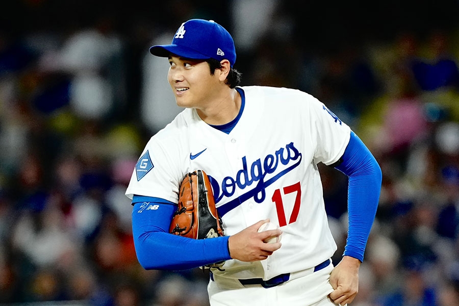 大谷翔平先發遇尷尬場面 道奇捕手挨球弗里曼場上大笑