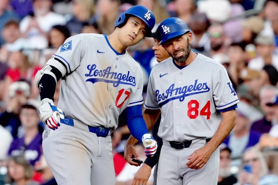 MLB/大谷翔平連52場上壘破魯斯紀錄 道奇大勝止連敗