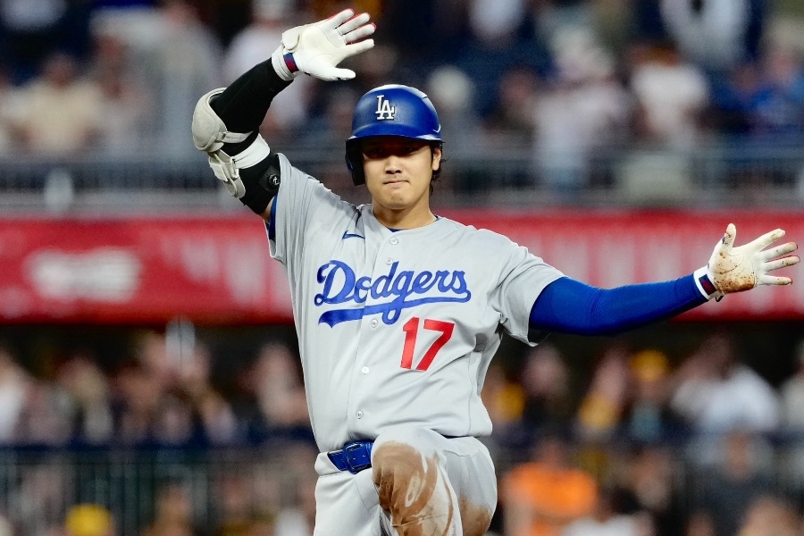 大谷翔平4打數1安打提前退場 道奇7局灌10分12比3痛宰海盜